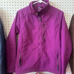 Women's Magenta Polar Fleece Ski Jacket